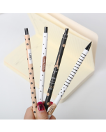 4pcs for sale 0.5mm Cute Plastic Mechanical Pencil Polka Dot Automatic Pencil Children's Stationery