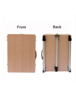 Portable Wooden Handheld Sketching Case Aluminum Easel (Beech)
