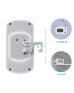 Digital LCD Thermometer Refrigerator Temperature Sensor Freezing Temperature Detector (Black)