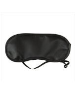 Breathable Polyester Solid Color Eye Shield (Black)