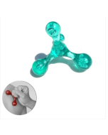 Frog Massager Manual Balance Four Ball Massager Lumbar Back Massage Ball, Color: Four Ball Green