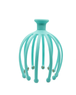 12 Paws Head Massager Octopus Rotating Roller Ball Relaxation Massager (Blue)