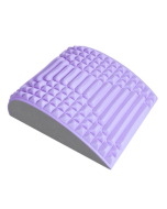 Lumbar Relaxing Massager Spinal Corrective Stretch Exercise Aid(Solid Color Purple)