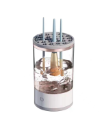 Electric washing and drying integrated multi-functional makeup cleaner