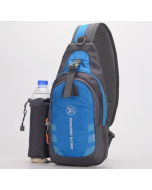 Waterproof One Strap Backpack Shoulder Bag with Removable Water Bottle Holder