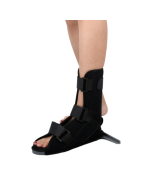 Anti-rollover plank shoes for adults with fixed ankle restraints