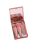 5 in 1 Makeup Brushes Set with Mirror