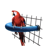 Rypet Parrot Perch Rough Surface - Quartz Sand Bird Cage Perches for Medium to Large Bird, Large U Shape