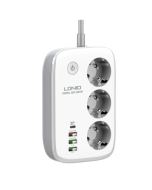 LDNIO Smart WiFi Power Strip Extension Cable Timing Adapter with 3 EU Plug 4 USB Port for Phone Tablet Computer