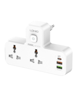 LDNIO SC2311 Power Socket Universal 2 Outlets 20W PD QC3.0 3USB Wall Charger Power Strip Adapter Multiple Plug Expander