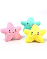 Pet Teething Toys Plush Starfish Sound Toys