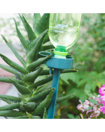 Automatic flower watering device with switch control valve