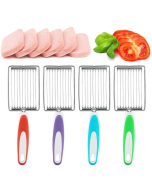 Tomato Lunch Meat Slicer Non-Slip Stainless Steel Fruit Cutter