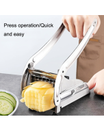 JD-052 Stainless Steel French Fries Cutting Manual French Fries Cutting Multi-functional Household French Fries Cutting
