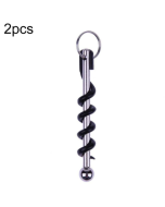 Two pieces sold, outdoor creative bottle opener, pocket wine tool, key ring (OPP bag)