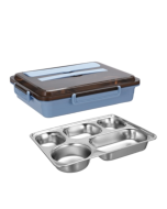 304 stainless steel lunch box, square, water-fillable and insulated lunch box, sealed lunch box for students and office workers