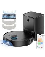 Ultenic T20 Pro Robot Vacuum Cleaner, 8000Pa Suction, 3 Cleaning Modes, Smart Lidar Navigation, 2-in-1 Dust & Water Tank