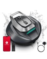Ultenic Pooleco 10s Cordless Robotic Pool Cleaner – APP & Remote Control, 3-Motor Suction, 90-Min Runtime, Auto Self-Parking, 2.5H Fast Charging, Cleans 850 sq.ft, for Above/In-Ground Pools