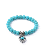 eyes Women's Beaded Bracelet with Turquoise in Ethnic Style