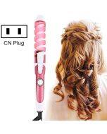 Hair Styling Tool Hair Curler Roller Spiral Curling Iron(Pink)