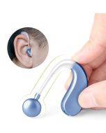 Wireless invisible charging hearing aid for elderly people with hearing loss and back of ear hearing aid