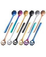 Stainless Steel Creative Cat Claw Coffee Spoon Dessert Cake Spoon