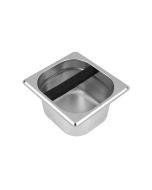 Stainless Steel Coffee Grounds Bucket Coffee Box, Specification:Small