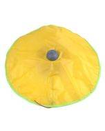 Cat Playboard Electric Cat Turntable Automatic Cat Funny Stick Toy (Yellow)