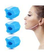 3 pieces sold 6th generation masseter ball jaw trainer facial muscle trainer silicone face slimmer (light blue)