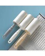 Long handled detachable drum dust paper household coat hair sticking tool