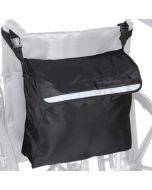 Outdoor Electric Wheelchair Armrest Storage Bag, Size: 18x16x8 inches(Black)
