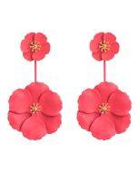 1-on-1 selling Bohemian style alloy flower long earrings