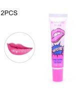 2 PCS Easy Peel Long Lasting Lip Gloss Waterproof Matte Lipstick Women Cosmetics (Rose Pink)
