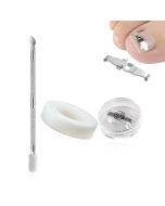 Orthodontic nail clasp toe nail groove inlay nail corrector