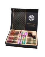 24 in 1 Stainless Steel Tableware Western Steak Cutlery Gift Set