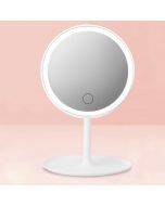 Wearing LED lights, makeup mirrors, dormitories, tabletops, makeup mirrors, girls, foldable and portable mirrors