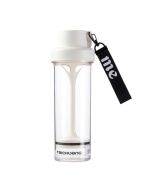 TC-1901 Plastic Tea Separation Cup With Strainer(White)