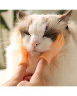 Pet massage fingertips and cat massage gloves