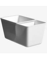 Split Snack Fruit Tray Home Double-Layer Removable Storage Box(White)