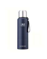 304 Stainless Steel Insulated Mug Large Capacity Sports Water Cup Outdoor Travel Pot, Capacity: 750ml(Dark Blue)