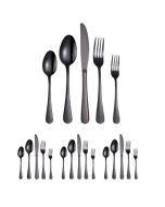 20 in 1 Stainless Steel Cutlery Steak Cutlery Set, Specification: Black