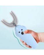 U-shaped children's ultrasonic electric toothbrush disinfection and drying intelligent toothbrush