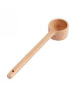 Long-Handled Wooden Spoon Seasoning Spoon Dessert Coffee Milk Tea Spoon Large