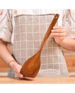 Non-Stick Pot Wood Shovel Teak Cooking Pot Shovel Tableware Thickened Oblique Shovel