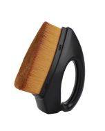 Iron Foundation Brush Soft-bristled Blush Powder Brush Contouring Powder Brush Black Brown Hair (OPP Bag Packaging)
