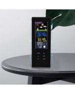 ireless Colorful Screen Indoor And Outdoor Temperature Humidity Meter Barometer Smart Digital Electronic Clock With Backlight(TS-74-B-US)
