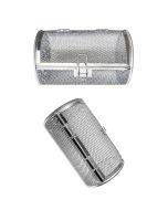 Type A 12x18cm rotatable stainless steel baking cage for oven roasted peanuts and chestnut cage