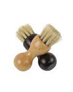 Lotus gourd shaped beech pig brush with oil polishing and dust removal multifunctional brush