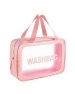 PVC transparent waterproof portable makeup bag