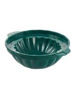 2PCS Homemade Ice Bowl Ice Tray Silicone Mold, Szie: Large (Dark Green)